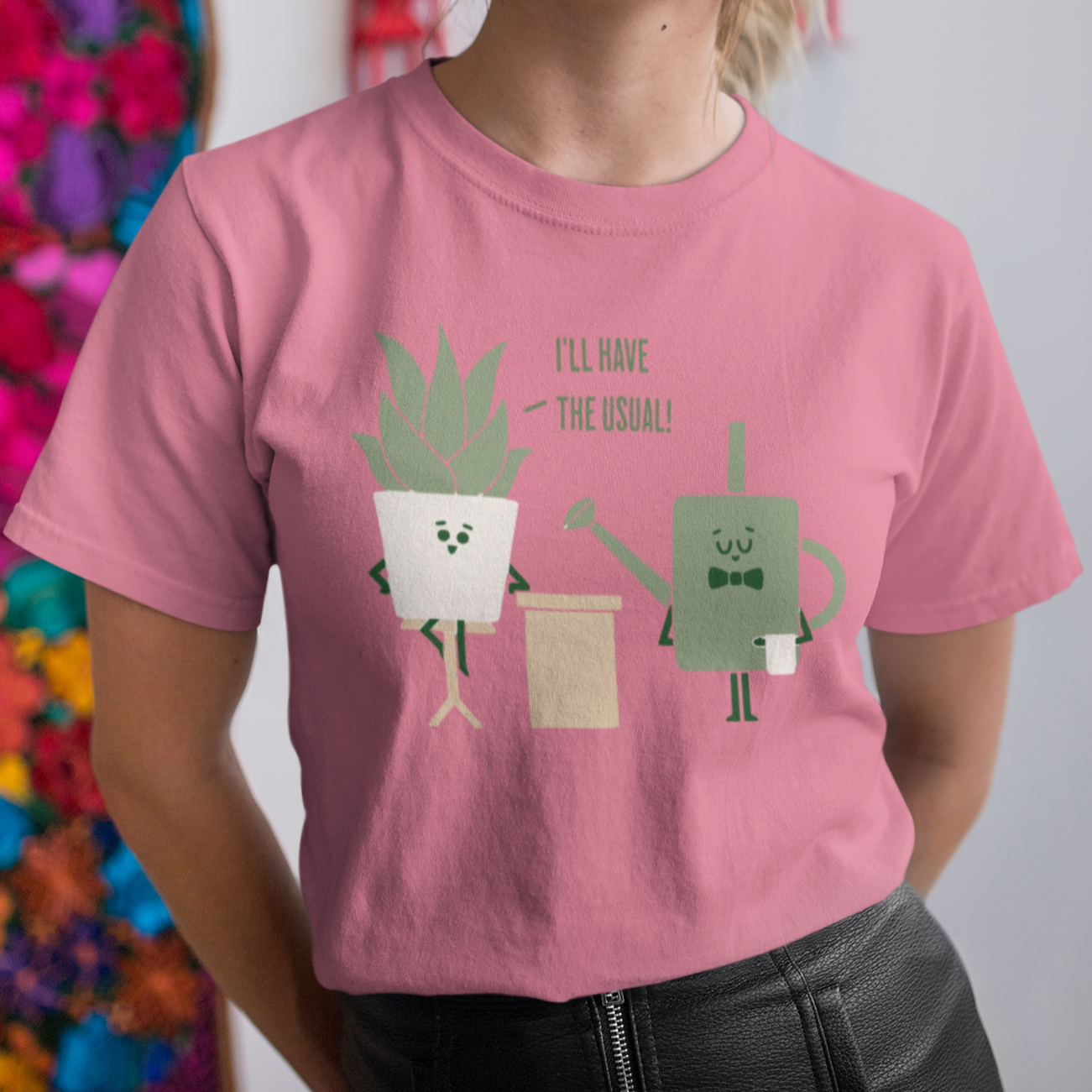 Plant Lover Tee - 'I'll Have the Usual' Unisex Short Sleeve Shirt | 8 Colors