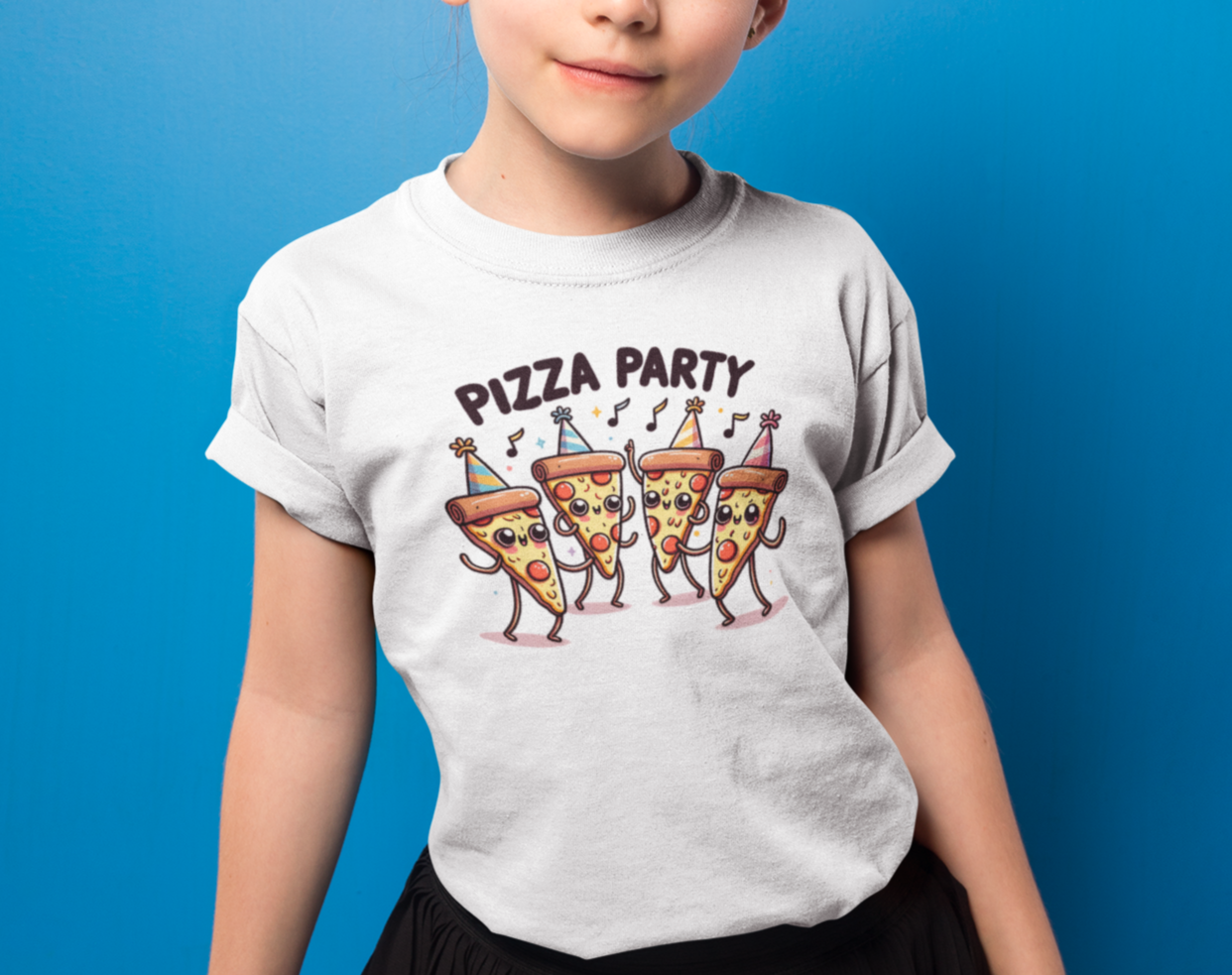 Fun and Festive Pizza Party Youth T-Shirt | Perfect for Back-to-School Comfort