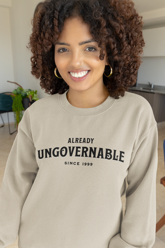 Unisex Already Ungovernable | Available in 8 Colors Unisex Heavy Blend™ Crewneck Sweatshirt