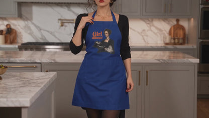 Girl Dinner Kitchen Heavy Twill Bib Apron | Hostess Gift for Her