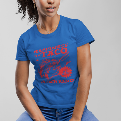Taco Happiness Women's Boyfriend Tee