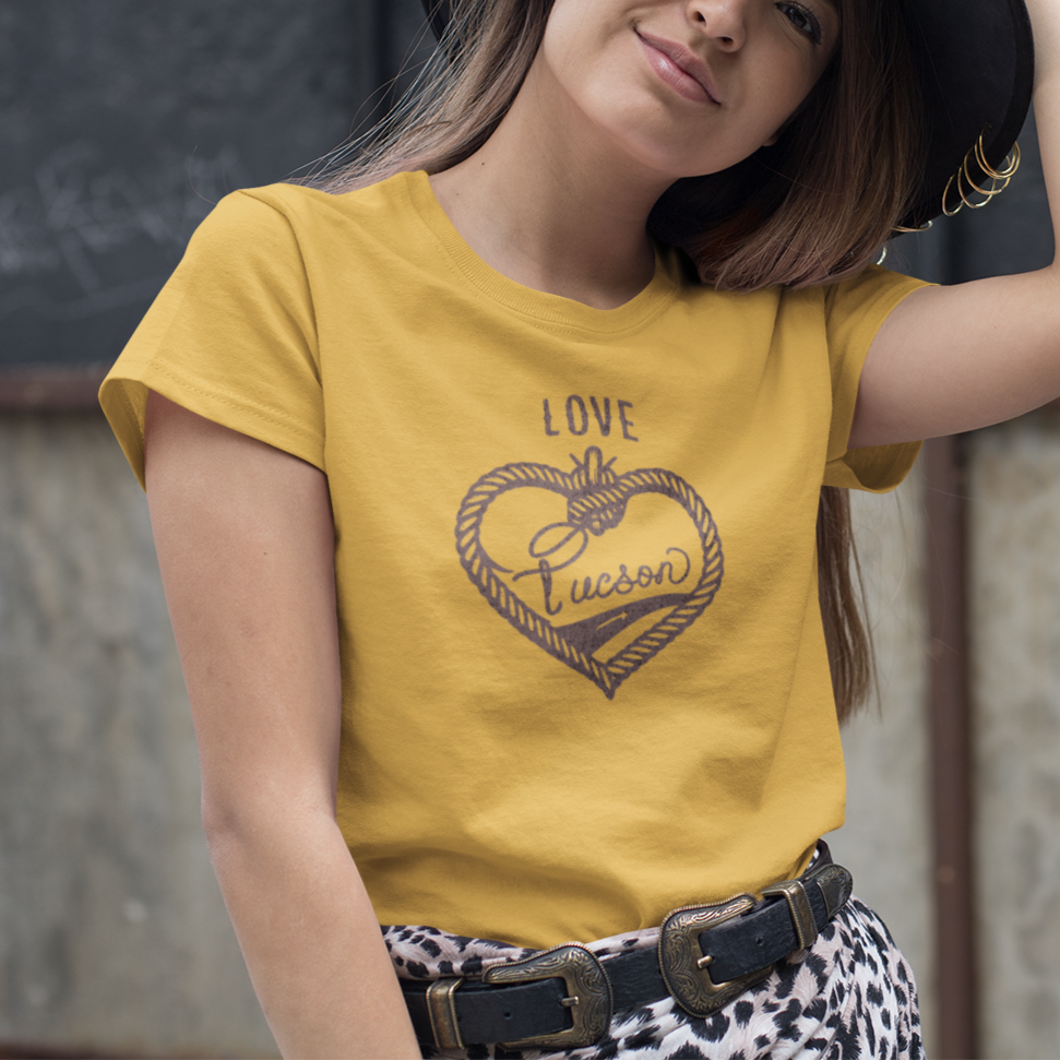 Love Tucson Vintage Inspired Tucson Arizona Souvenir Graphic Tee