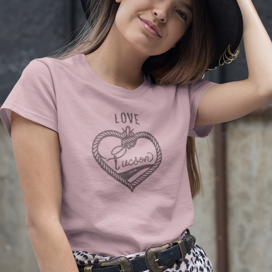 Love Tucson Vintage Inspired Tucson Arizona Souvenir Graphic Tee