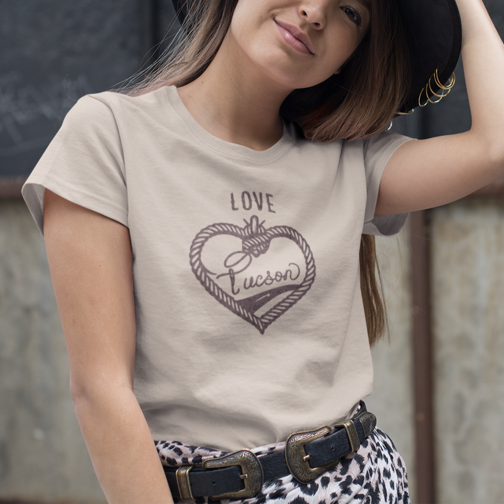 Love Tucson Vintage Inspired Tucson Arizona Souvenir Graphic Tee