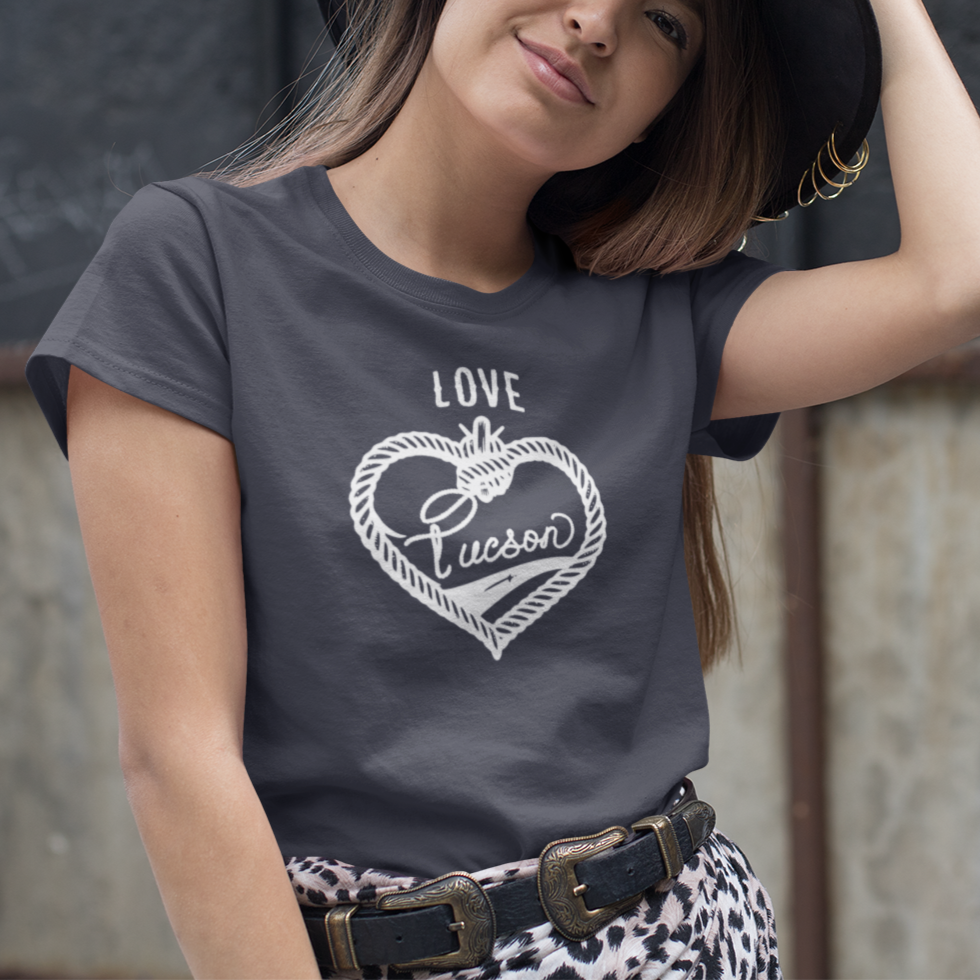 Love Tucson Vintage Inspired Tucson Arizona Souvenir Graphic Tee