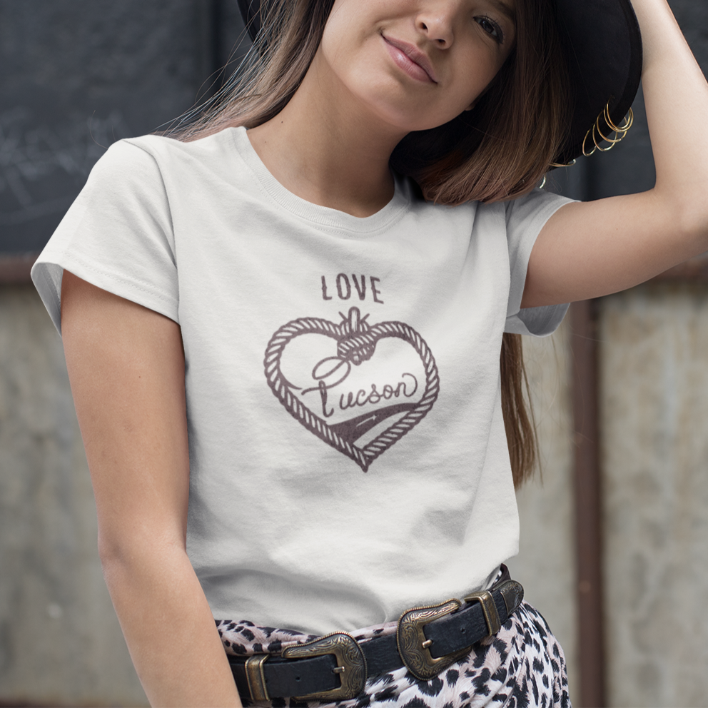Love Tucson Vintage Inspired Tucson Arizona Souvenir Graphic Tee